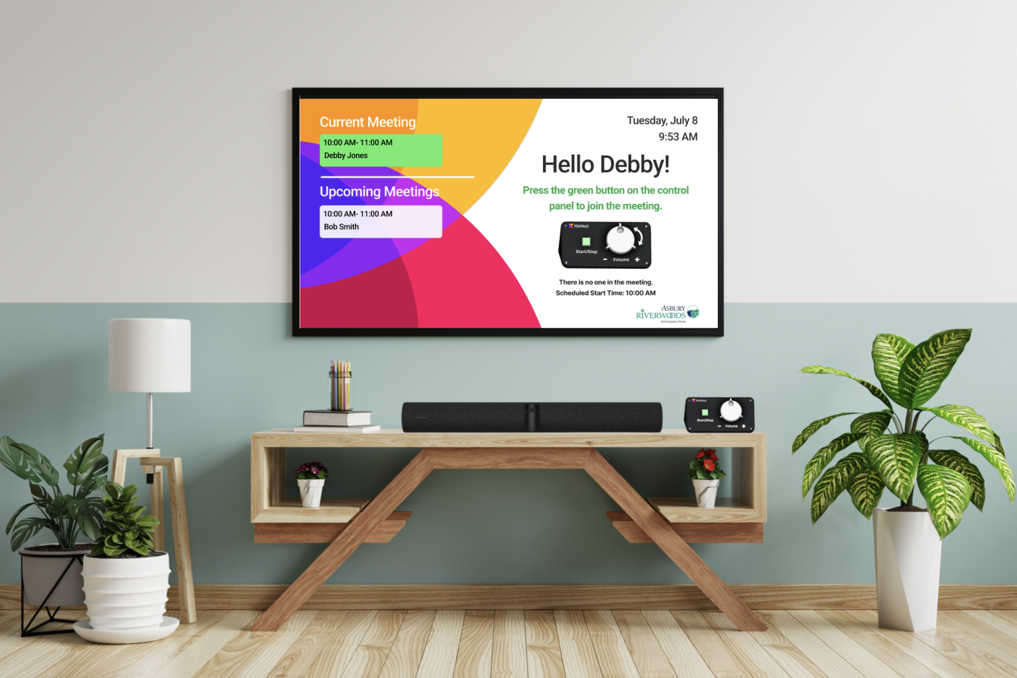 Installed KinNect System